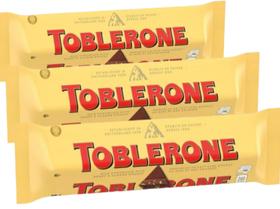 Chocolate Toblerone Nougat de Mel e Amêndoas 50g - 3 Unid
