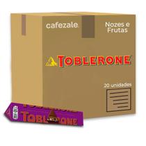 Chocolate Toblerone Nozes e Frutas Kit 20 Unidades de 100g