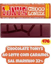Chocolate tonys ao leite com caramelo sal marinho 32% 47g