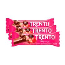 Chocolate Trento Morango 32g Kit com três unidades