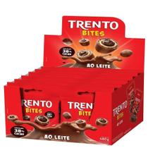 Chocolate Trento Wafer Bites ao Leite 40g - Embalagem com 12 Unidades Chocolate Trento Wafer Bites ao Leite 40g - Embalagem com 12 Unidades