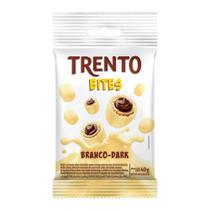 Chocolate Trento Wafer Bits Branco Dark 40g - 12 Unidades