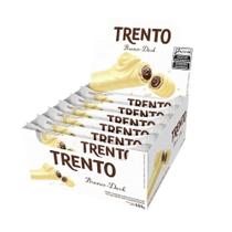 Chocolate Trento Wafer Chocolate Branco 29g - Embalagem com 16 Unidades