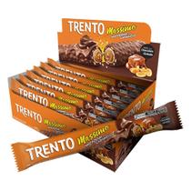 Chocolate Trento Wafer Massimo Amendoim Com Caramelo 25g - Embalagem com 15 Unidades Chocolate Trento Wafer Massimo Amendoim Com Caramelo 25g - Embalagem com 15 Unidades