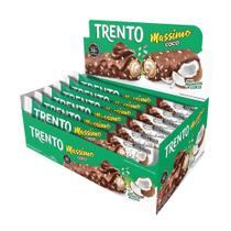 Chocolate Trento Wafer Massimo Coco 25g - Embalagem com 15 Unidades Chocolate Trento Wafer Massimo Coco 25g - Embalagem com 15 Unidades