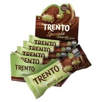 Chocolate Trento Wafer Speciale Pistache Com Avelã 26g - Emabalagem com 12 Unidades Chocolate Trento Wafer Speciale Pistache Com Avelã 26g - Emabalagem com 12 Unidades