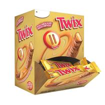 Chocolate Twix Caramelo Macio E Biscoito Caixa Com 24 Unidades