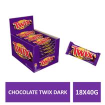 Chocolate Twix Dark 40g Caixa C/18 Unid