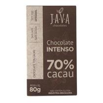 Chocolate Vegano 70% Intenso Java 80g Caixa Com 6