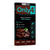 Chocolate Vegano 85% Cacau Only4 70g