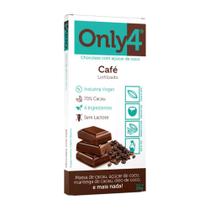 Chocolate Vegano Com Café Only 4- 20g Chocolate Vegano Com Café Only 4- 20g