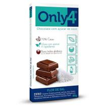 Chocolate Vegano Com Flor de Sal Only4 80g