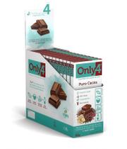 Chocolate Vegano Only4 Puro 70% Cacau 20g Com 15 Unid