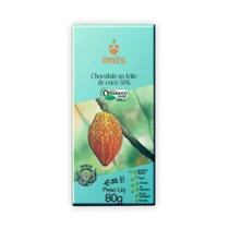 Chocolate Vegano Orgânico Ao Leite De Coco 50% 80g Onveg