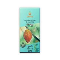 Chocolate Vegano Orgânico Ao Leite De Coco 50% 80g Onveg