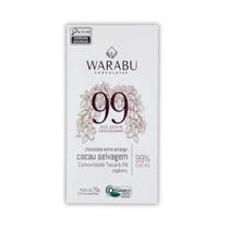 CHOCOLATE VEGANO ORGÂNICO CACAU SELVAGEM 99% 70g CHOCOLATE VEGANO ORGÂNICO CACAU SELVAGEM 99% 70g