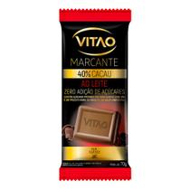 Chocolate Vitao Marcante Ao Leite 40% Cacau Zero Açúcar 70g Chocolate Vitao Marcante Ao Leite 40% Cacau Zero Açúcar 70g