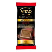 Chocolate Vitao Marcante Ao Leite 40% Cacau Zero Açúcar 70g