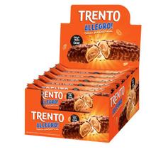 Chocolate Wafer Trento Alegro Amendoim - Display 416G