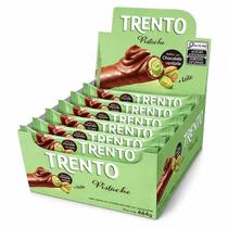 Chocolate Wafer Trento Pistache Caixa Com 16 Und De 29g Chocolate Wafer Trento Pistache Caixa Com 16 Und De 29g