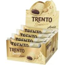 Chocolate Wafer Trento Speciale Chocolate Branco - Display 312G