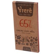 Chocolate Yrerê 80G - 65% - Cacau com Nibs - 0% Lactose 0% Glúten