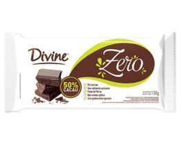 Chocolate Zero 50% Cacau 100g Meio Amargo