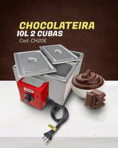 Chocolateira Eletrica 2 Cubas Derreter Chocolate CH20E