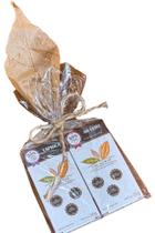 Chocolates 50% cacau ao leite - Kit folha com 2 tabletes de 20g cada - Cacauway