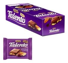 Chocolates Mini Talento Amêndoas E Passas Caixa Com 15 Unida