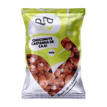 Choconuts P&P Castanha Caju com Chocolate 70% 100g Drageado