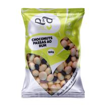 Choconuts P&P Passas ao Rum Chocolate Branco 100g Drageado
