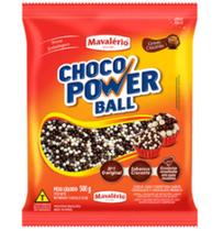 Chocopower Ball Micro Mavalerio 500g Ao Leite E Branco