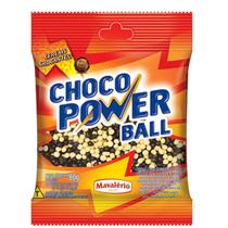 Chocopower Ball Mini Mavalerio 80g Ao Leite E Branco