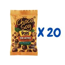 Chocosoy Pops Olvebra 40g Caixa com 20 unidades