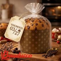 Chocotone Bauducco Gotas de Chocolate 908g Original Sem Embalagem Panetone