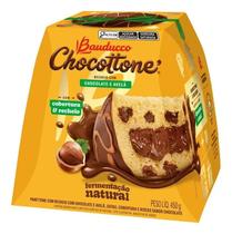 Chocotone Maxi Recheado Chocolate Com Avelã Bauducco 450g