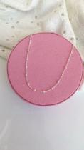 Choker Bolinha com Veneziana Prata