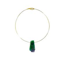 Choker Brilho da Mata - Ágata Verde
