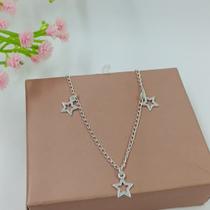 Choker C/ Pingente Estrela Prata 925 REF 600366