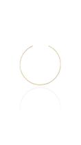 Choker Circular Aro Fino Folheado Em Ouro 18k