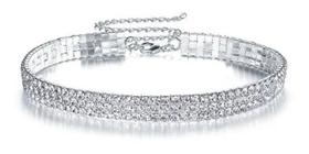 Choker Colar Gargantilha Strass Pedrinhas Brilhantes Moda