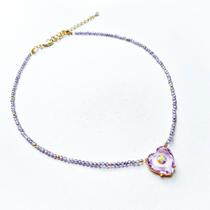 Choker Coleção Lunatic Lilac Heart - Zircônia Choker Coleção Lunatic Lilac Heart - Zircônia