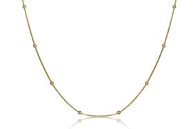 Choker com Bolinhas Folheado em Ouro 18k