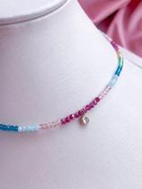 Choker com Miçangas Coloridas