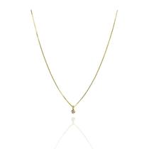 Choker Com Ponto De Luz Banhado em Ouro 18k
