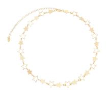 Choker constelação estrelas sirius folheada a ouro 18k Choker constelação estrelas sirius folheada a ouro 18k