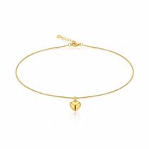 Choker Coração Liso Banhado em Ouro18k Choker Coração Liso Banhado em Ouro18k