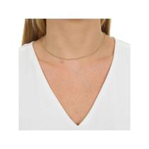 Choker Corrente 40cm Ondulada Feminina Ouro 18k 750 Choker Corrente 40cm Ondulada Feminina Ouro 18k 750