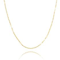 Choker Corrente Colar Coffee 40cm Feminina Ouro 18k 750